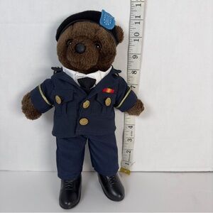 US Bear Forces Of America Mini 10” Bear Dressed In ARMY Service Uniform